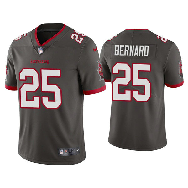 Youth Tampa Bay Buccaneers #25 Giovani Bernard Grey Vapor Untouchable Limited Stitched Jersey