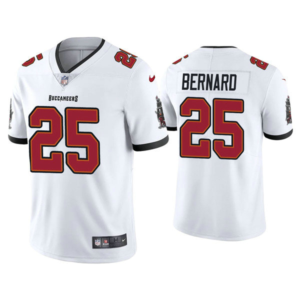 Youth Tampa Bay Buccaneers #25 Giovani Bernard White Vapor Untouchable Limited Stitched Jersey