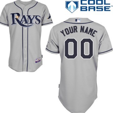Youth Tampa Bay Rays Customized Gray Jersey
