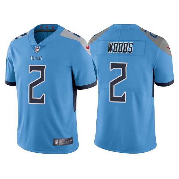 Youth Tennessee Titans #2 Robert Woods Blue Vapor Untouchable Limited Stitched Jersey