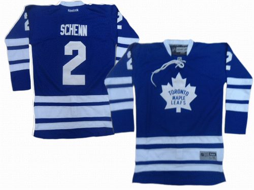 Youth Toronto Maple Leafs #2 SCHENN Blue jerseys