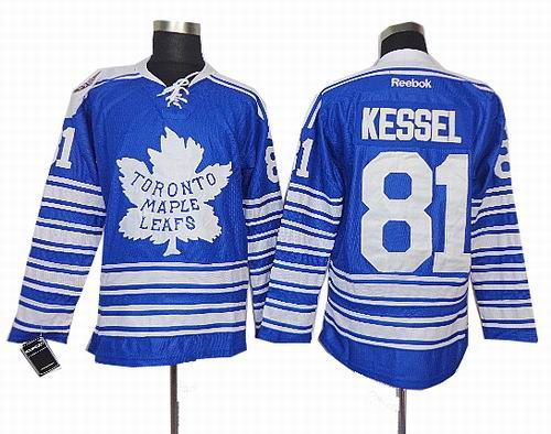 Youth Toronto Maple Leafs #81 Phil Kessel 2014 blue Winter Classic Jerseys