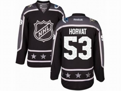 Youth Vancouver Canucks #53 Bo Horvat Black Pacific Division 2017 All-Star NHL Jersey