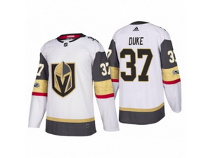 Youth Vegas Golden Knights #37 Reid Duke Authentic White Home NHL Jersey