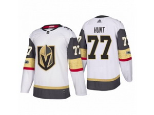 Youth Vegas Golden Knights #77 Brad Hunt Authentic White Home NHL Jersey