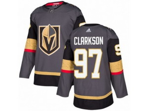 Youth Vegas Golden Knights #97 David Clarkson Authentic Gray Home NHL Jersey