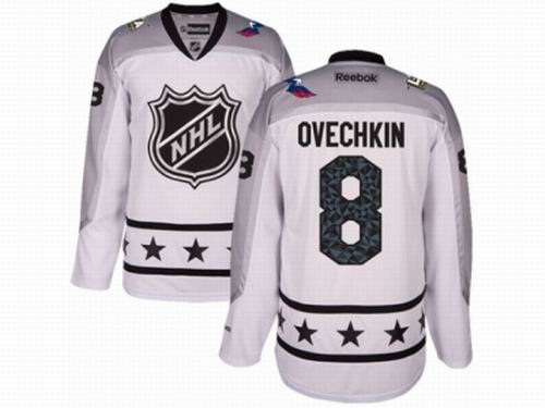 Youth Washington Capitals #8 Alexander Ovechkin White Metropolitan Division 2017 All-Star NHL Jersey