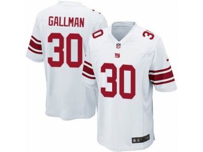Youth ike New York Giants #30 Wayne Gallman Game White NFL Jersey