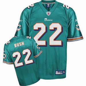 Youth miami Dolphins 22# Reggie Bush green Team Color Jersey