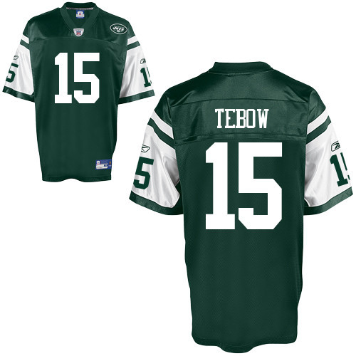 Youth new york jets #15 tim tebow green jersey