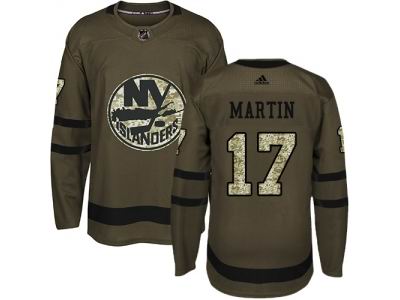adidas New York Islanders #17 Matt Martin Green Salute to Service NHL Jersey
