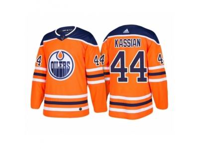 adidas Zack Kassian Edmonton Oilers #44 Orange 2018 New Season Team Home Jersey