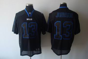 buffalo bills #13 johnson black Champs Tackle Twill jerseys