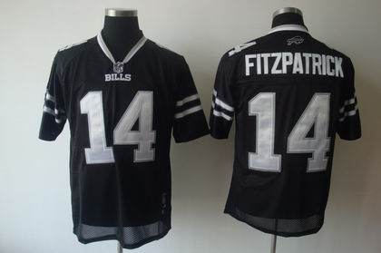 buffalo bills #14 fitzpatrick FULL BLACK jerseys