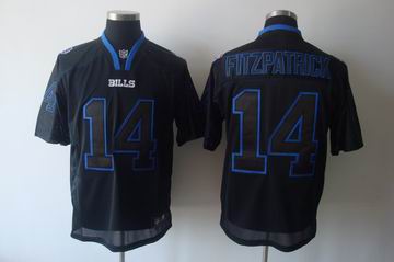 buffalo bills #14 fitzpatrick black Champs Tackle Twill jerseys
