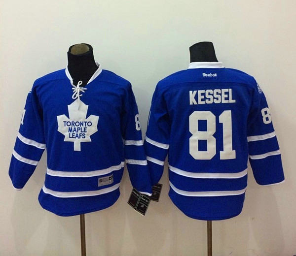 kid Toronto Maple Leafs 81 Phil Kessel Blue Jersey