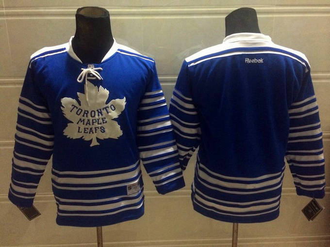 kid Toronto Maple Leafs blank 2014 Winter Classic Blue Jersey