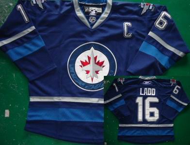 kids 2012 new Winnipeg Jets #16 Andrew Ladd  Blue Jersey
