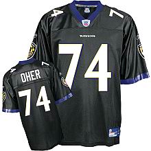 kids Baltimore Ravens Jersey #74 Michael Oher black color