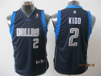 kids Dallas Mavericks 2# KIDD BLUE JERSEYS