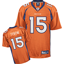 kids Denver Broncos #15 Tim Tebow Alternate Jersey orange