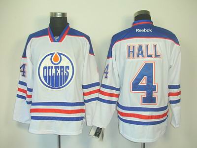 kids Edmonton Oilers #4 Taylor Hall white Jerseys