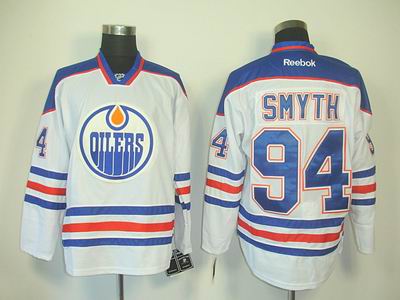 kids Edmonton Oilers #94 smyth white jerseys