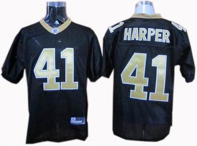 new orleans saints #41 Roman Harper jersey black