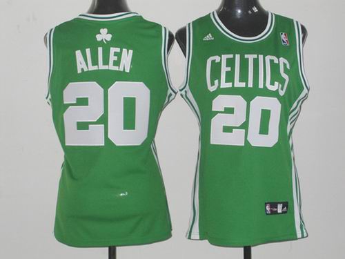 women Boston Celtics #20 Ray Allen green jerseys
