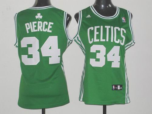 women Boston Celtics #34 Paul Pierce green jerseys