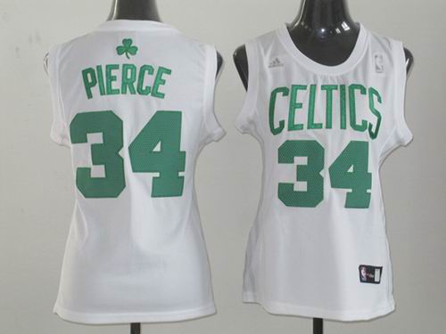 women Boston Celtics #34 Paul Pierce white jerseys