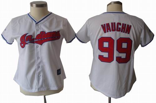 women Cleveland Indians #99 Vaughn White Jerseys