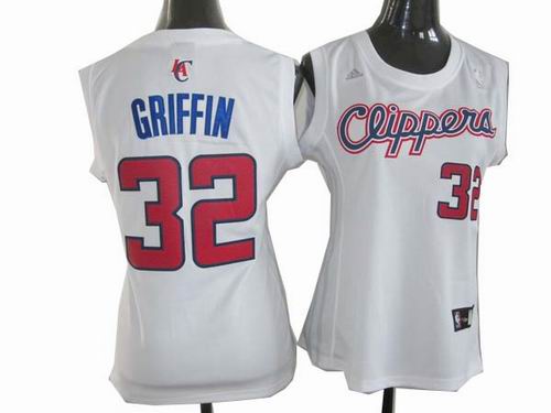 women Los Angeles Clippers #32 Blake Griffin white jersey
