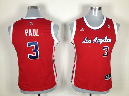 women Los Angeles Clippers 3# Chris Paul red  Jersey