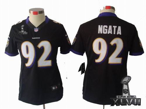 women Nike Baltimore Ravens #92 Haloti Ngata black limited 2013 Super Bowl XLVII Jersey