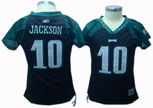 women Philadelphia Eagles 10# DeSean Jackson jersey black