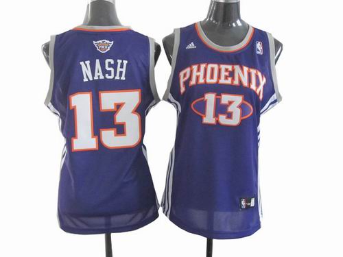 women Phoenix Suns 13# S.Nash purple Jersey