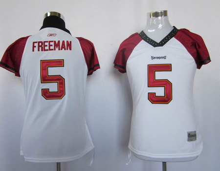 women Tampa Bay Buccaneers #5 freeman white jersey