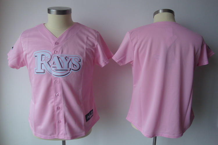 women Tampa Bay Rays blank pink jersey