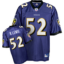 youth Baltimore Ravens #52 Ray Lewis Team Color Jersey purple