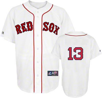 youth Boston Red Sox #13 Carl Crawford Jersey wihte