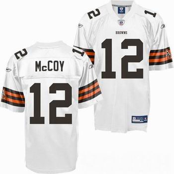youth Cleveland Brown #12 Colt McCoy Jerseys white