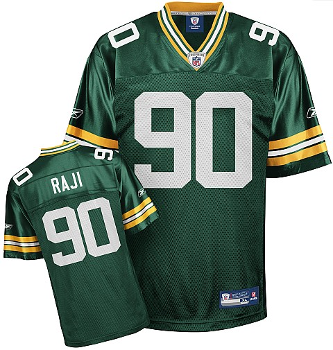 youth Green Bay Packers #90 B.J. Raji Team Color green Jersey