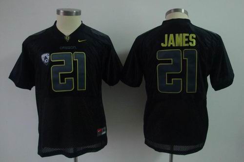 youth NCAA Oregon Ducks 21 LaMichael James black Jersey
