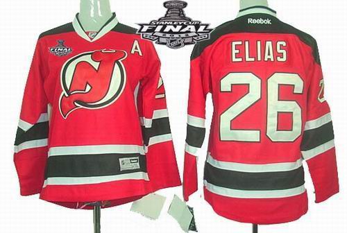 youth New Jersey Devils #26 Patrik Elias red 2012 Stanley cup jerseys