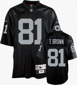youth Oakland Raiders #81 Tim Brown Throwback jerseys black