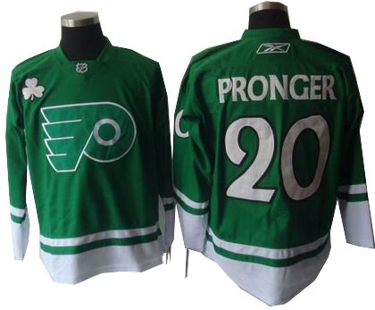 youth Philadelphia Flyers #20 Chris Pronger jerseys green