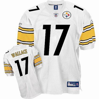 youth Pittsburgh Steelers #17 Mike Wallace Jerseys White