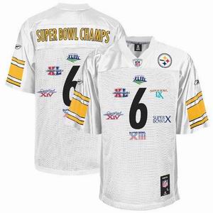 youth Super Bowl Pittsburgh Steelers 6-time White