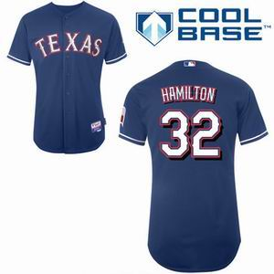 youth Texas Rangers #32 Josh Hamilton Blue COOL BASE Jersey